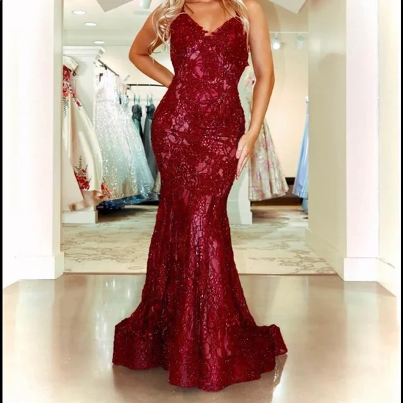 Dresses | Size 4 Burgundy Prom Dress | Poshmark Dresses | Size 4 Burgundy Prom Dress | Poshmark